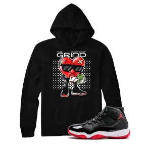 Jordan 11 Bred Pullover Sweatshirt.