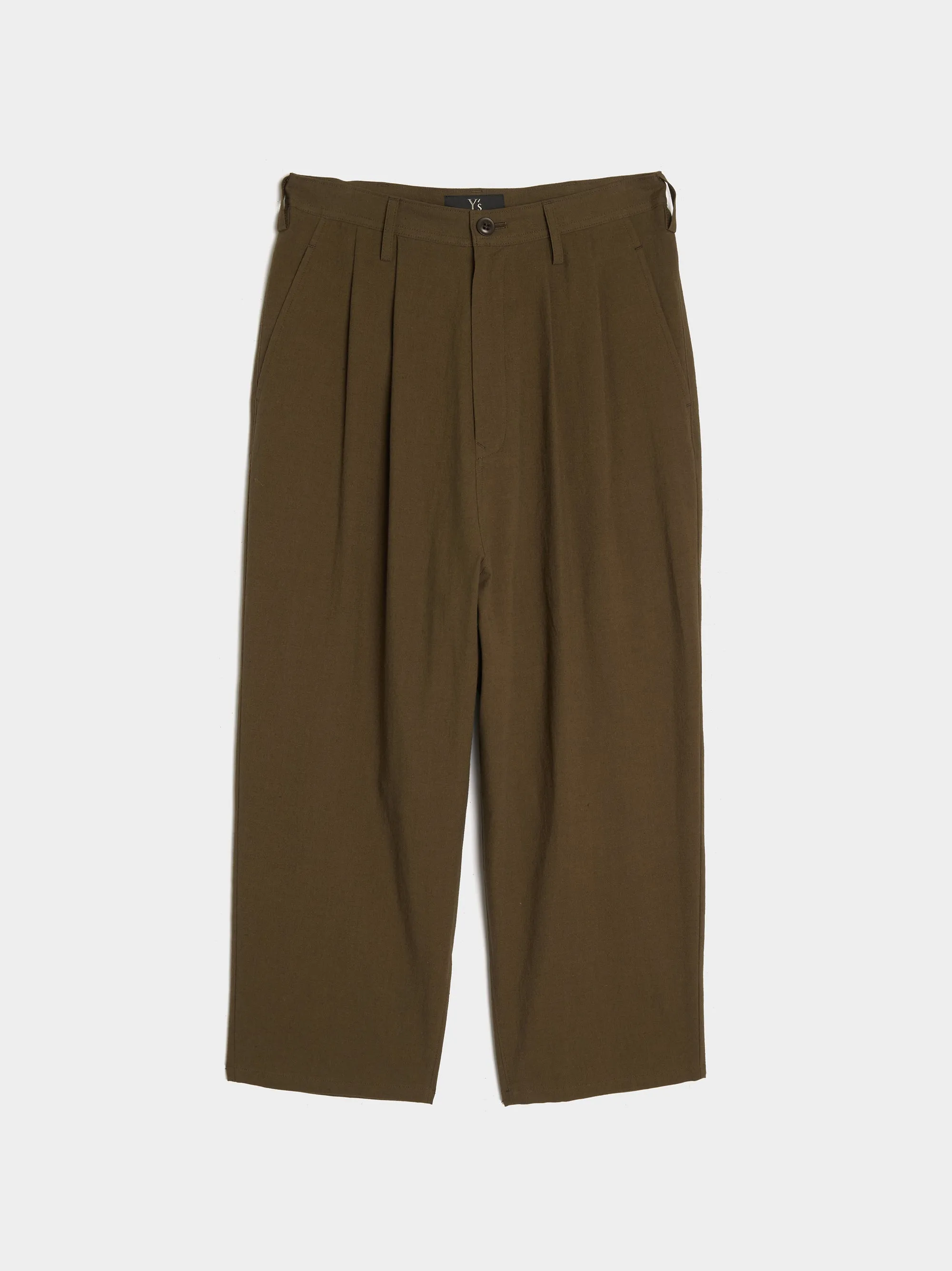 KA Double Tuck Tapered Pant Khaki