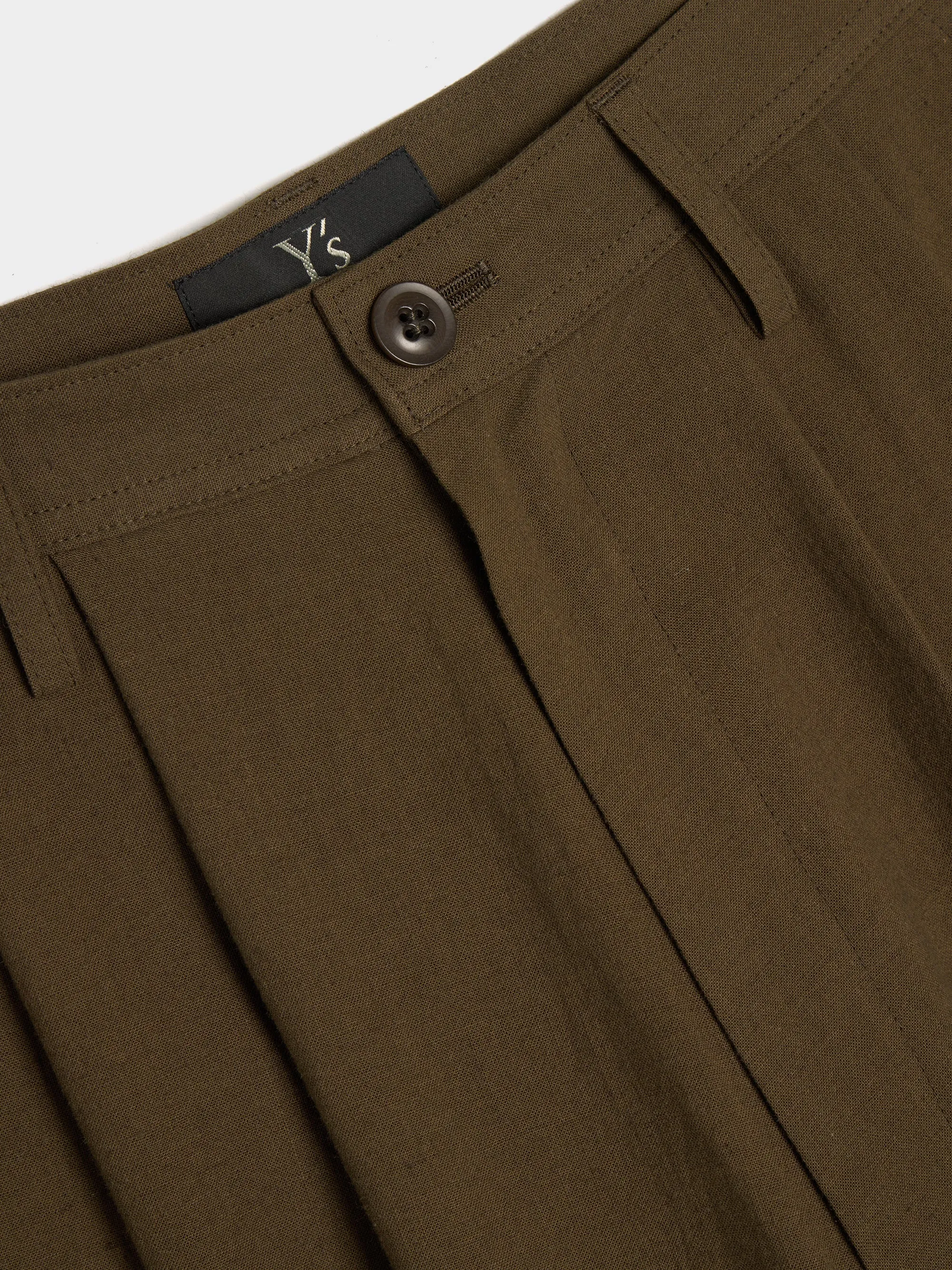 KA Double Tuck Tapered Pant Khaki