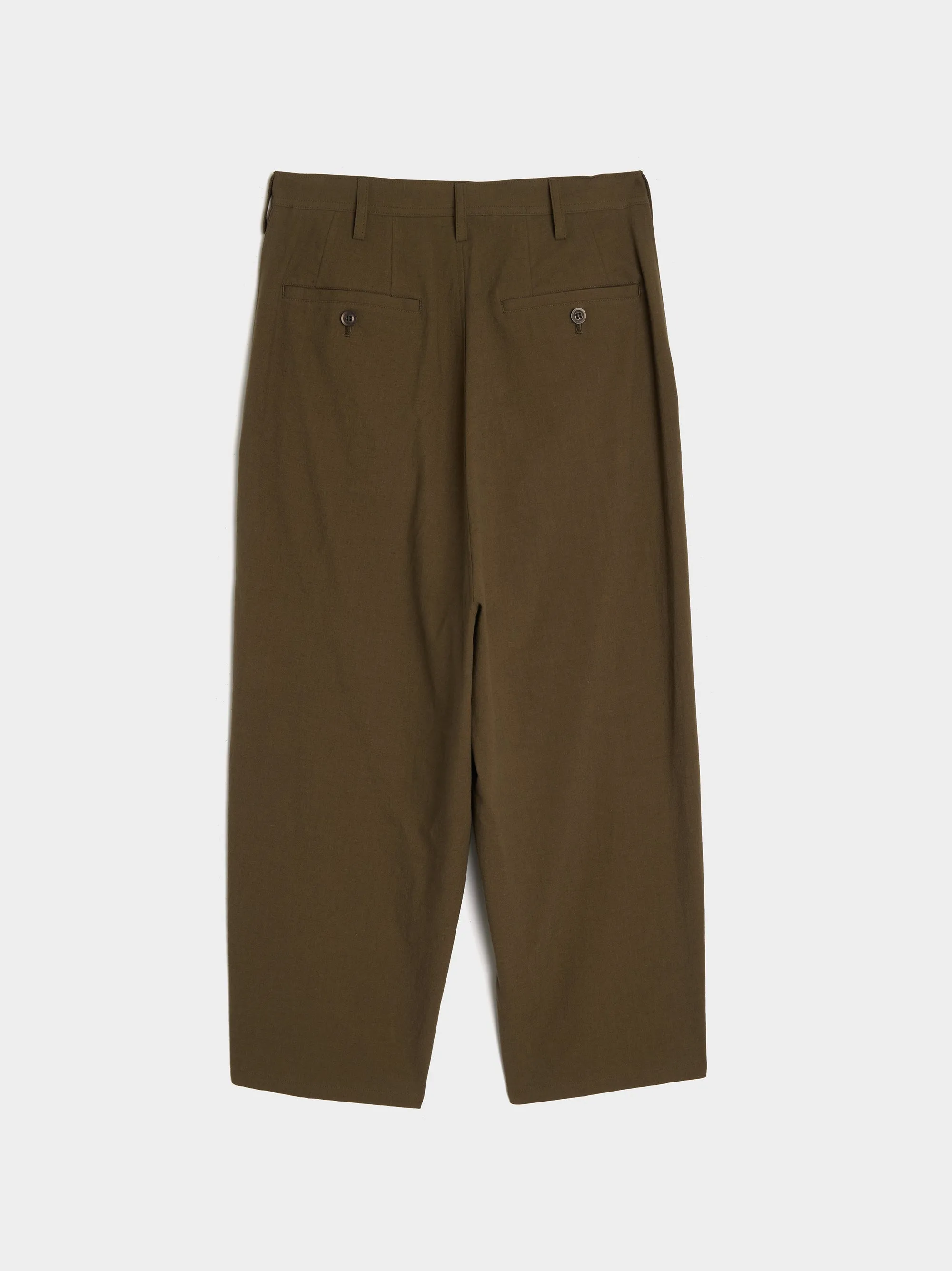 KA Double Tuck Tapered Pant Khaki