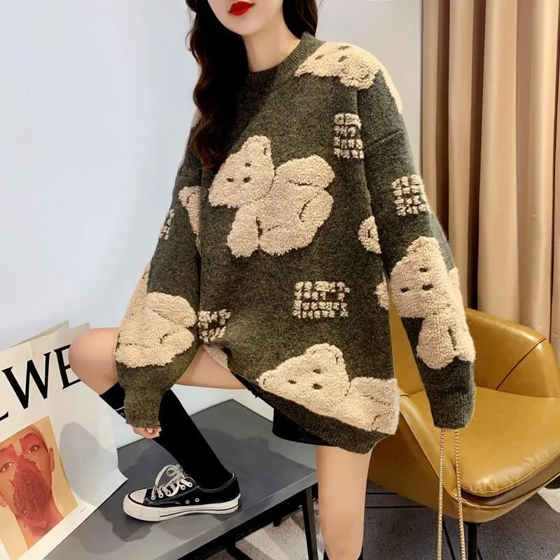 Kawaii Teddy Bear Sweater