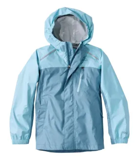 Kids' Colorblock Rain Jacket for Hiking Trail