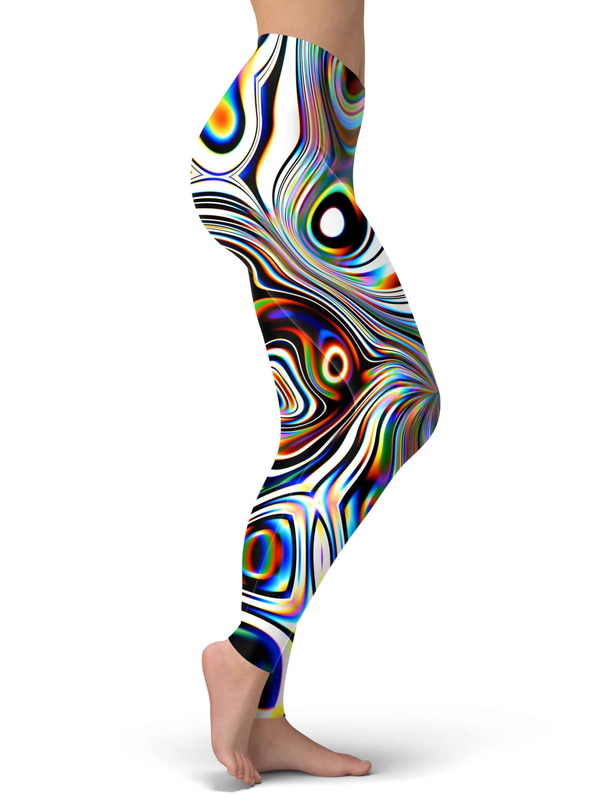 Leggings with Oil Aura