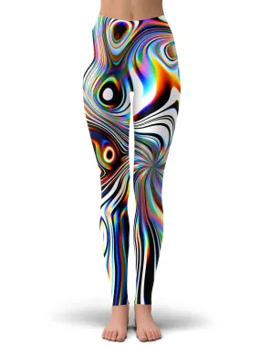 Leggings with Oil Aura