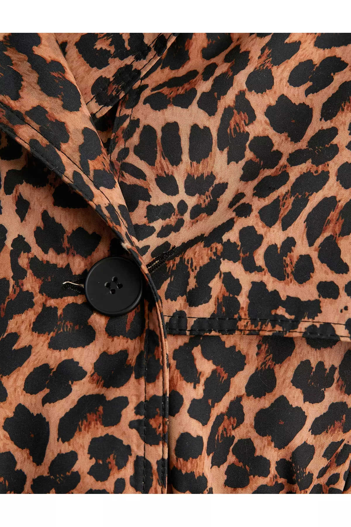 Leopard Print Trench Coat with Belt Ostw167a by Koton - Women - Leopard Pattern Coat