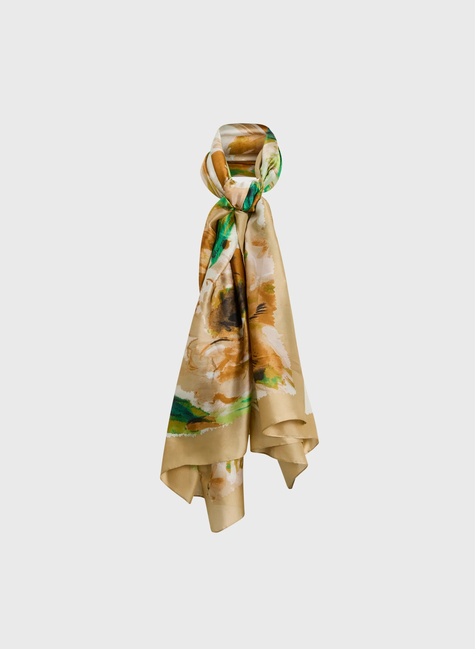 Lightweight Floral Scarf