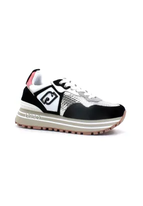 LIU JO Maxi Wonder 01 Women's Black White Sneaker BA3013PX343 - Find it on Google!