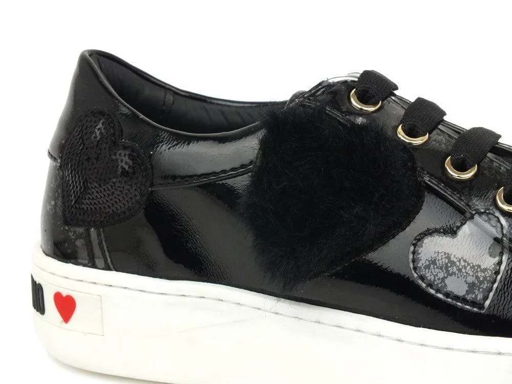 LOVE MOSCHINO Black Sneaker JA15313G06JE0000