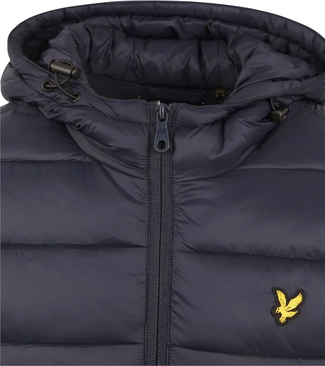 Lyle Scott Wadded Quilted Jacket Dark Navy