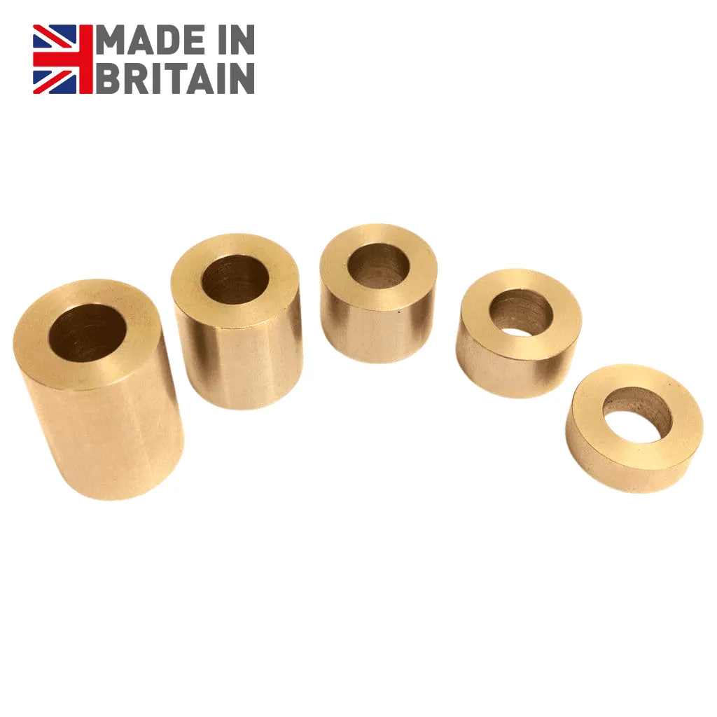 M3 x 20mm O/D x 6mm Length Spacers - Brass