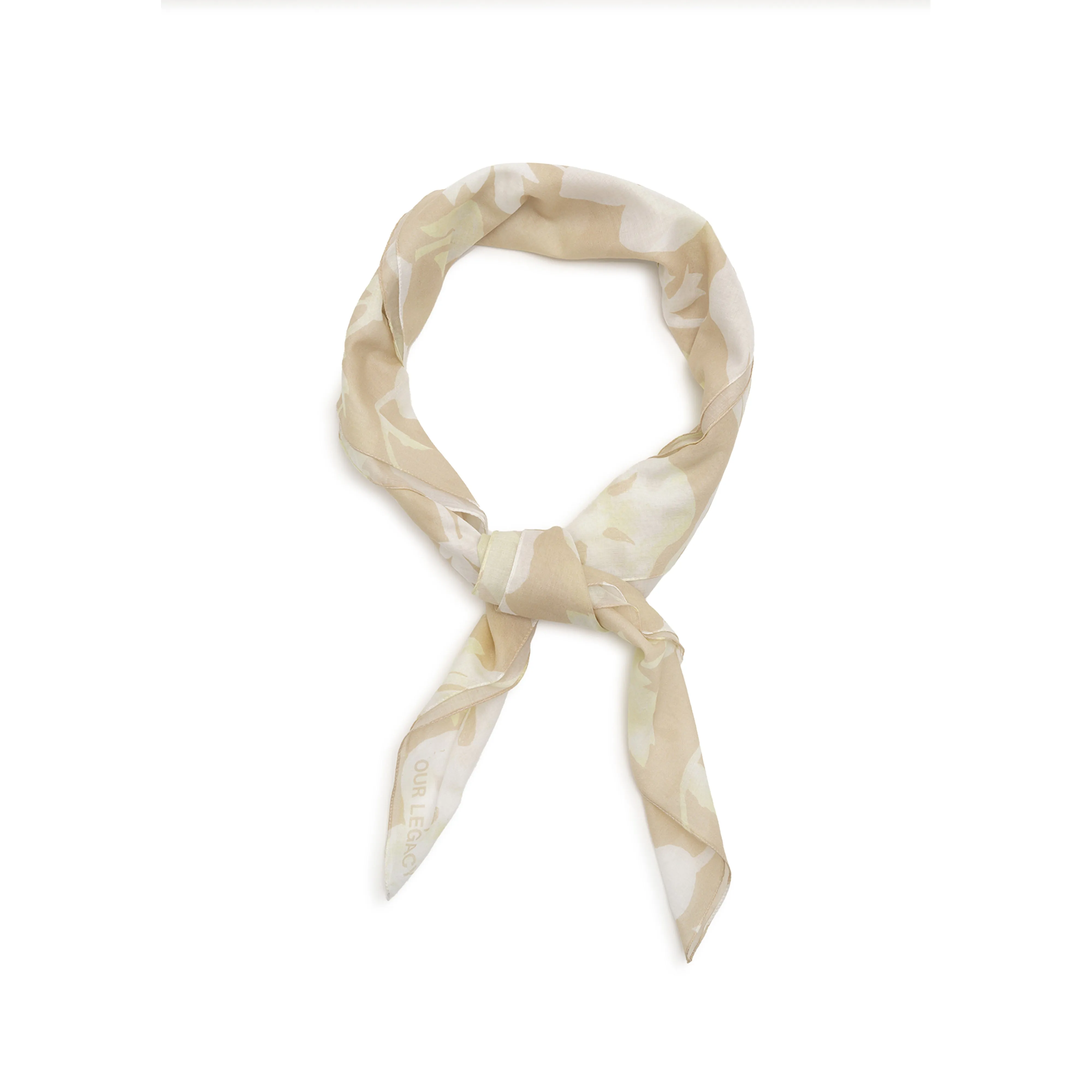 Men's Beige Voile Scarf by Our Legacy