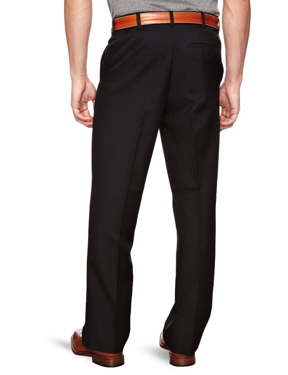 Men's Black Flex Waist Pants