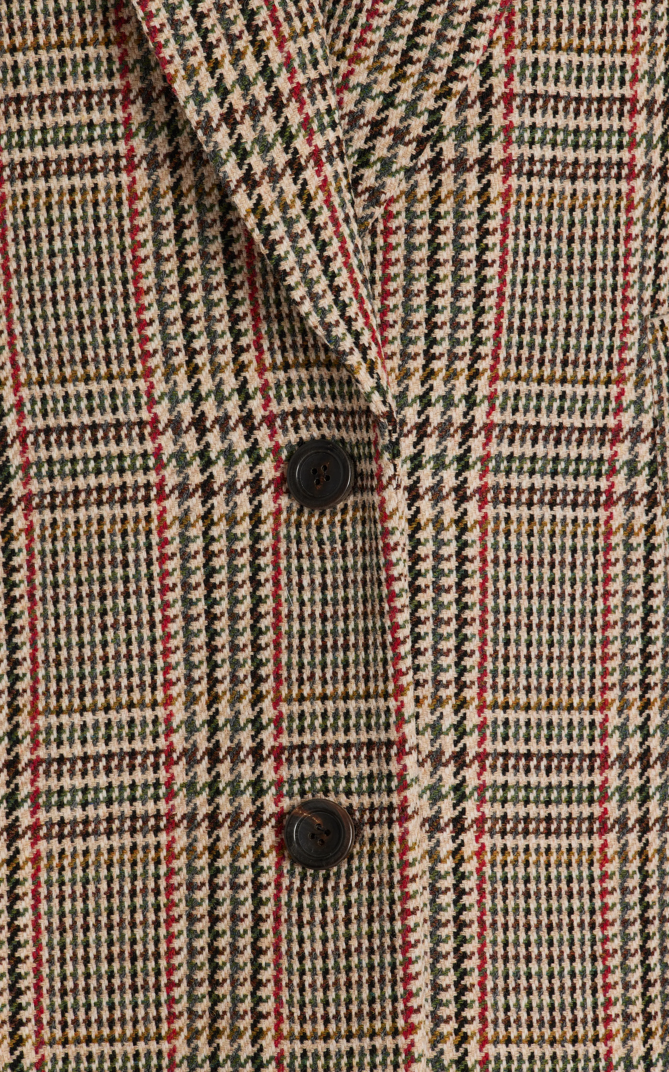 Miu Miu Plaid Single-Breasted Coat