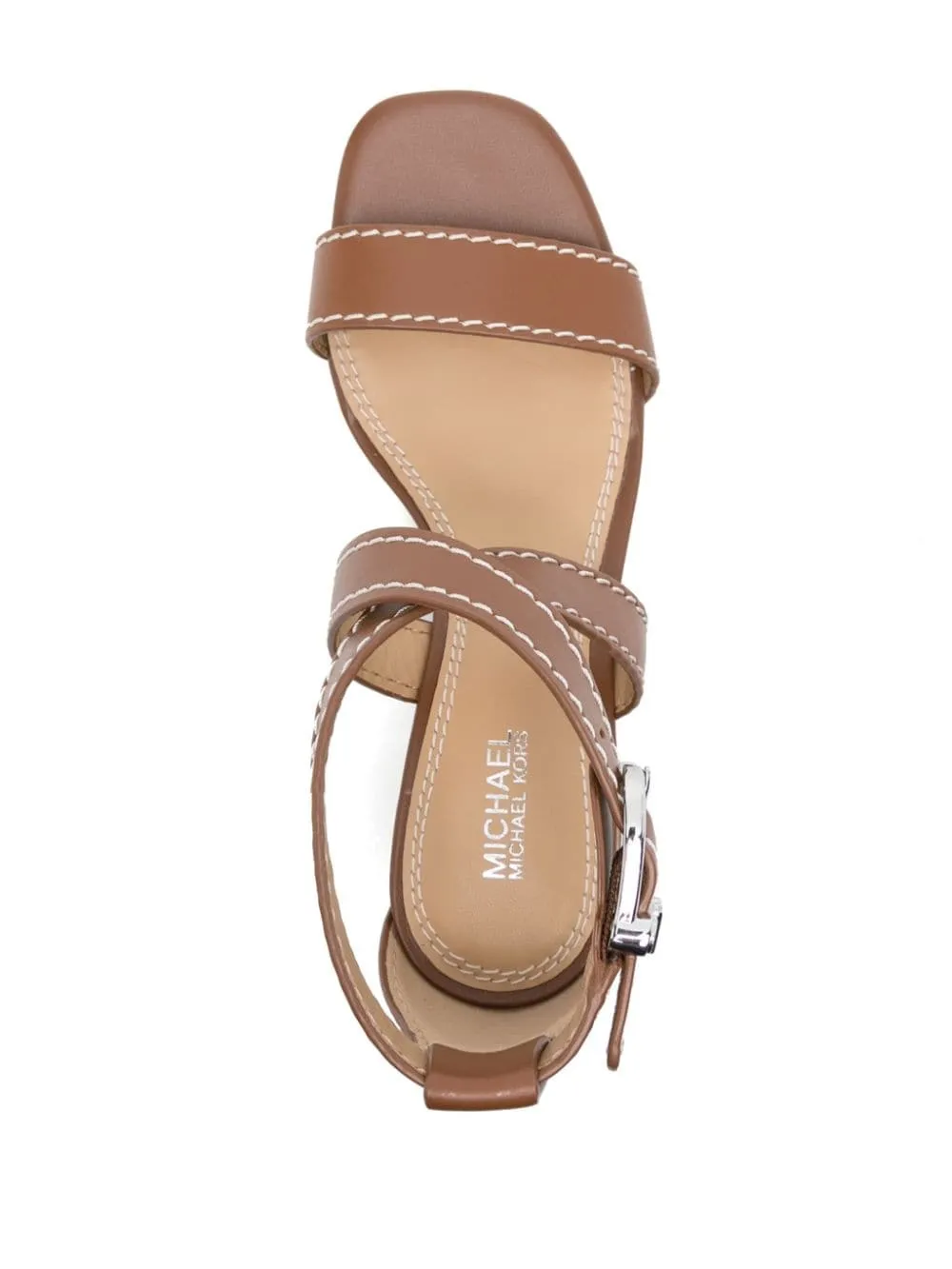 MMK Brown Leather Sandals