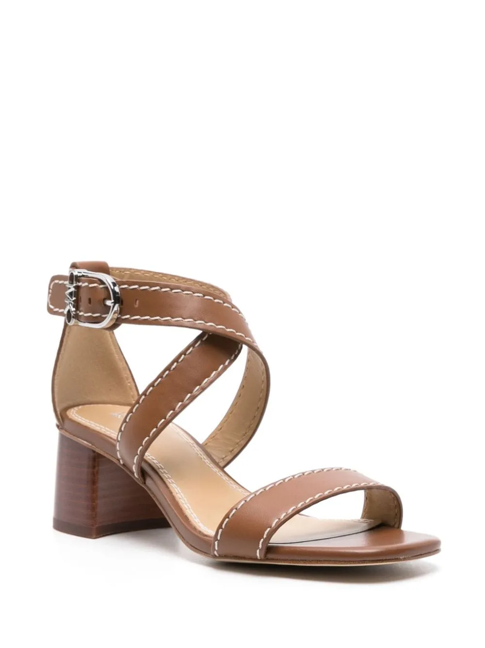 MMK Brown Leather Sandals