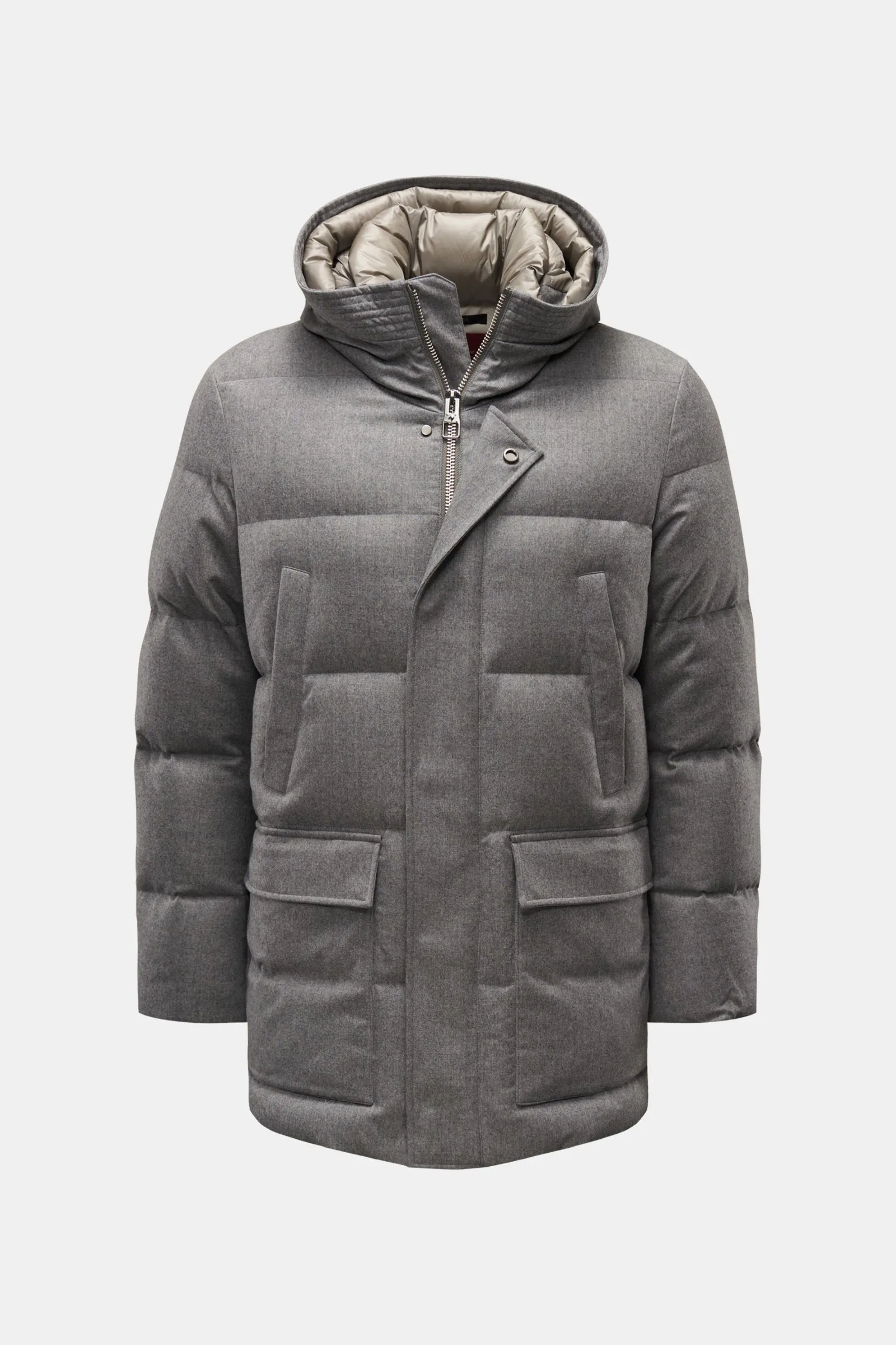 MONTECORE grey mottled short coat