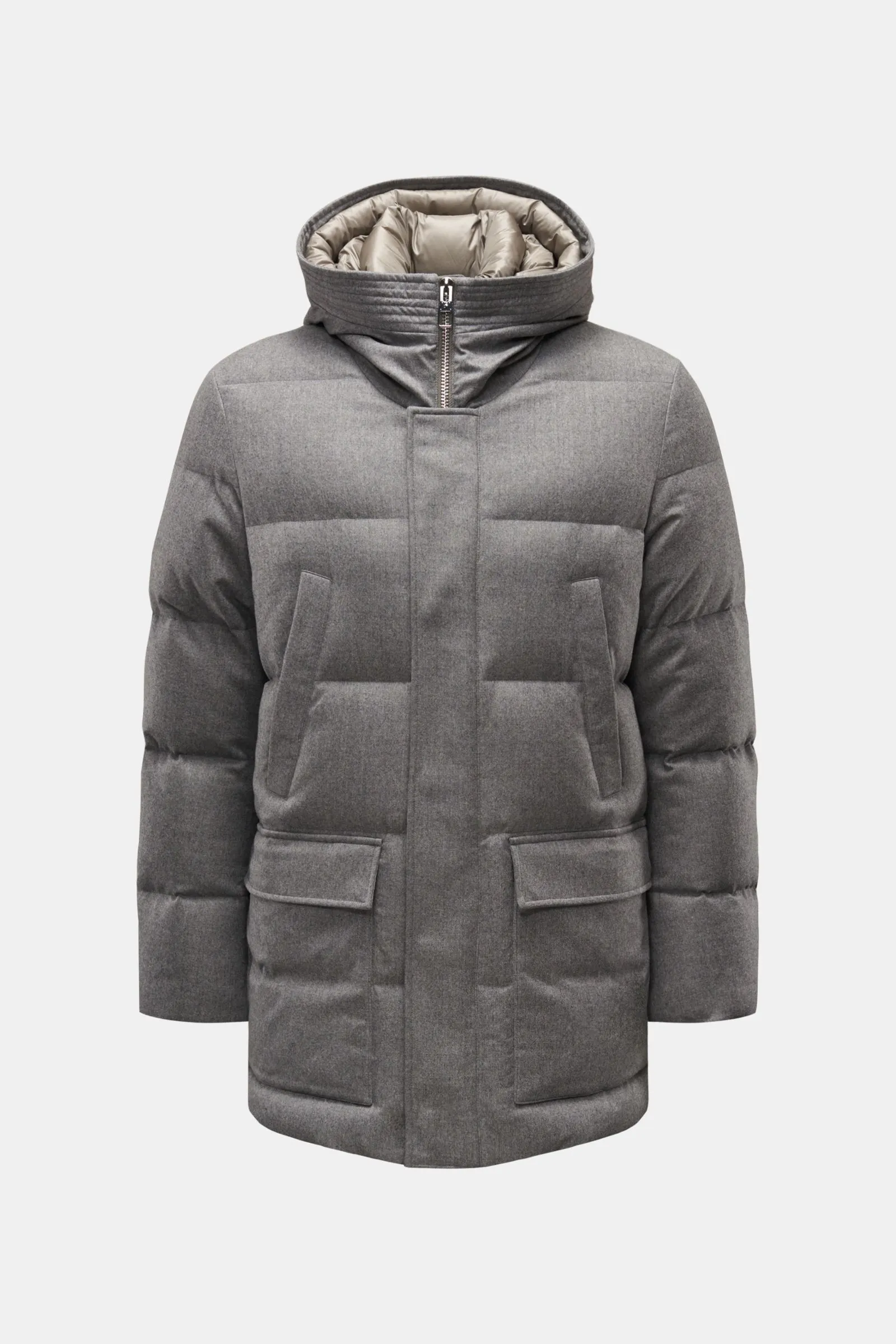 MONTECORE grey mottled short coat