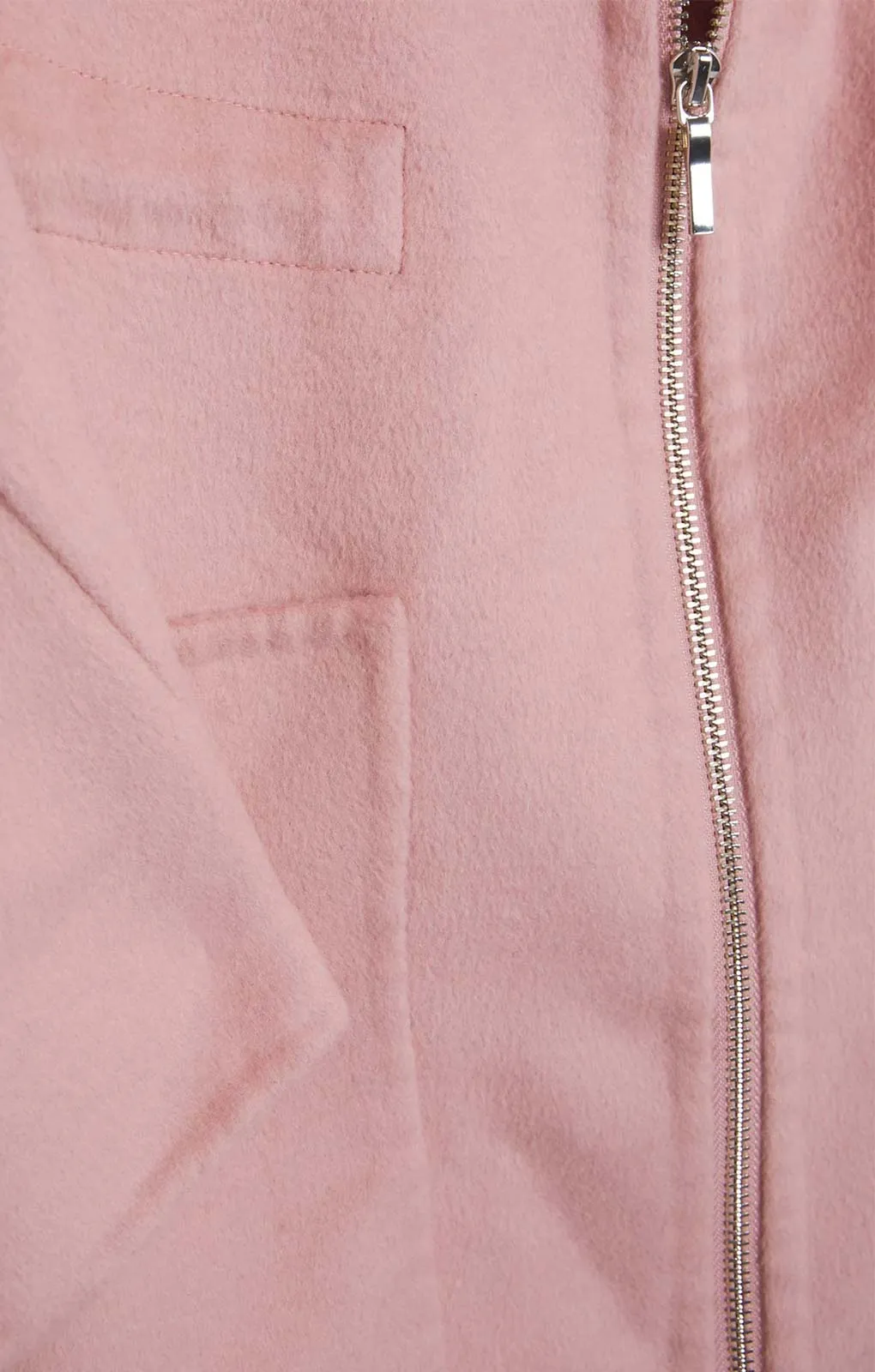 M&S Pink Wool Blend Drawstring Parka - Stylish outerwear for women