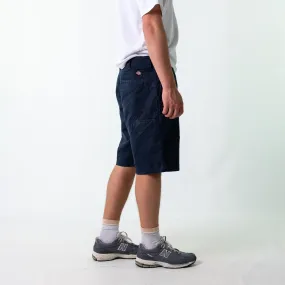 Navy Blue 90s Dickies Woven Baggy Shorts (36)
