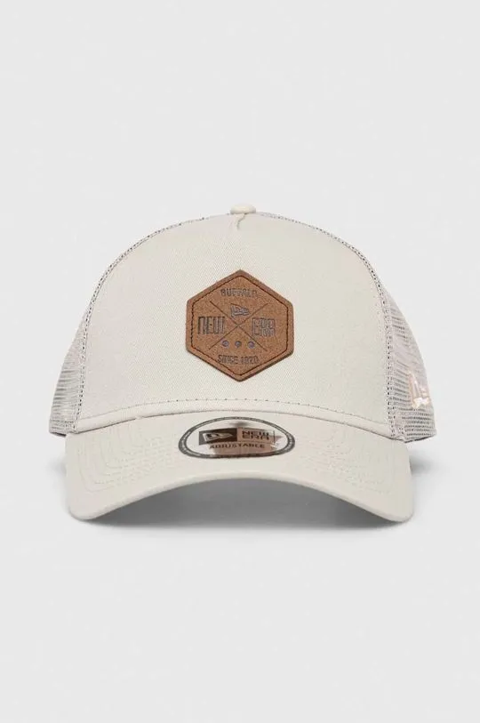 Beige New Era Baseball Cap