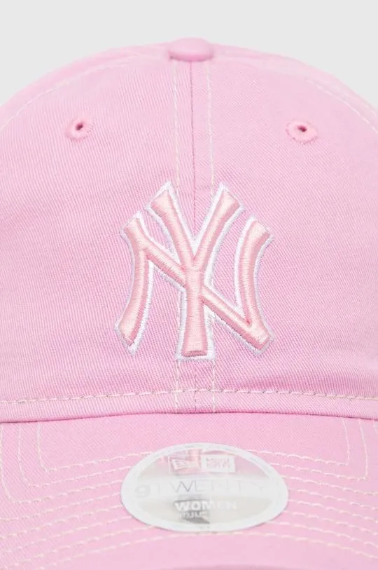 New Era Cotton Baseball Cap 9Forty New York Yankees Pink Color 60434987