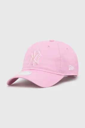 New Era Cotton Baseball Cap 9Forty New York Yankees Pink Color 60434987