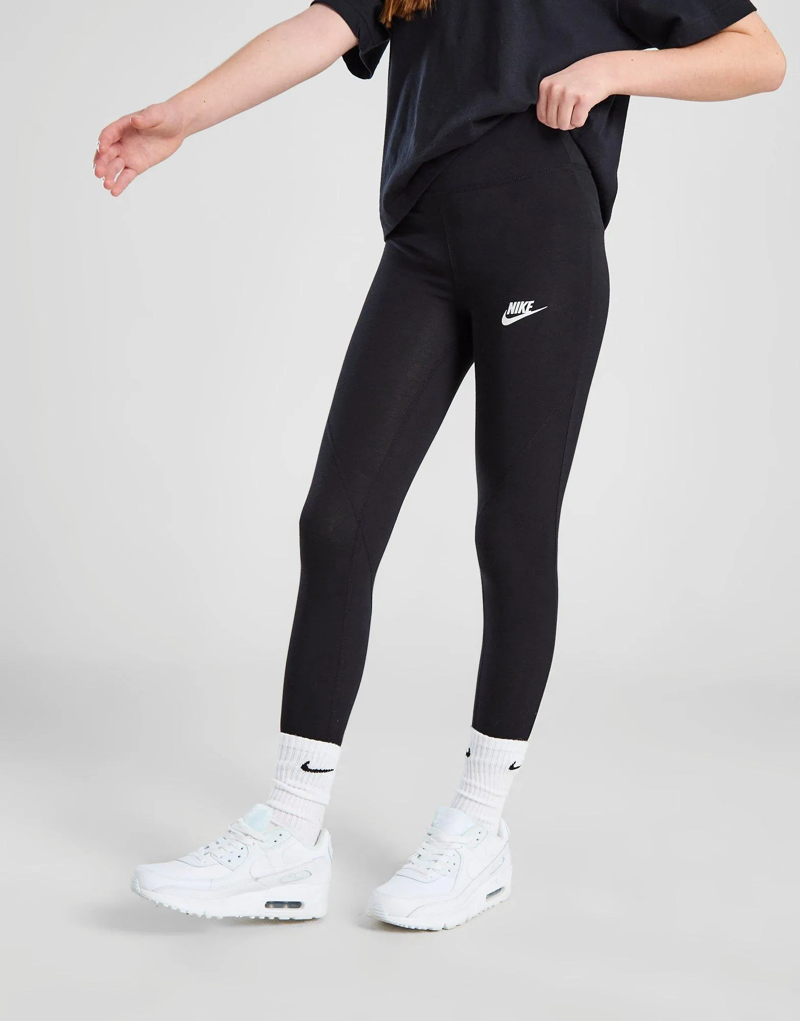 Nike Girls' Black Sports Leggings Junior - JD Sports