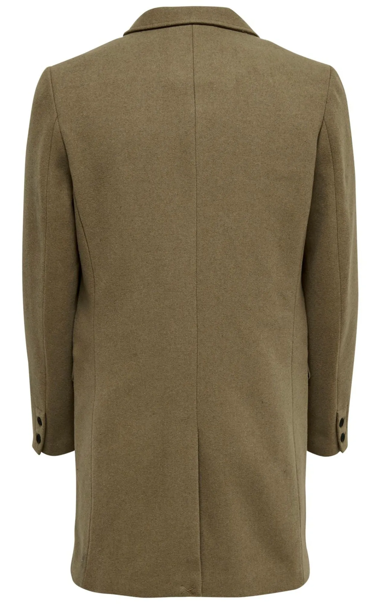 Only & Sons Julian Lead Gray Wool Coat