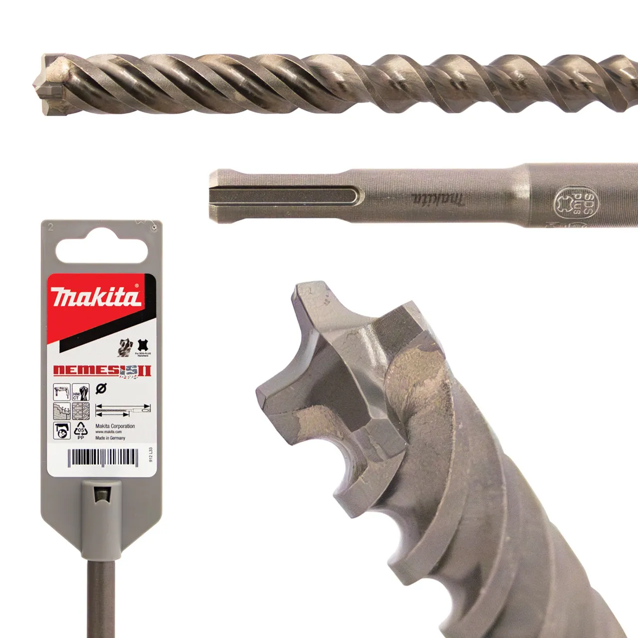 Order In - Makita NEMESIS 2 SDS Plus Set 115/165mm 5 Piece - E-22165