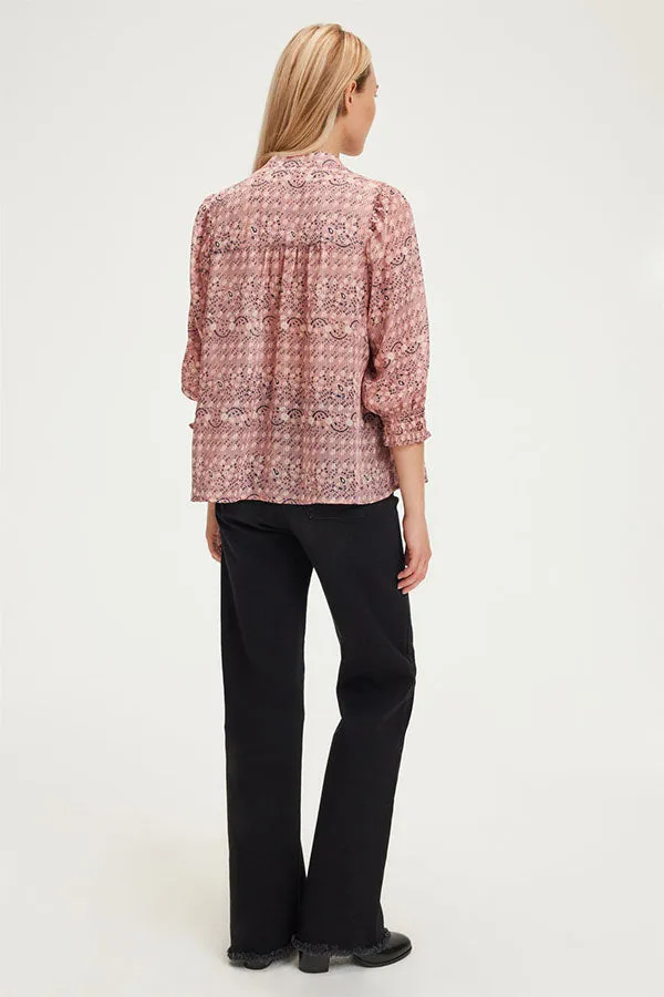 PabloBELPHERA FLORAL CHIFFON BLOUSE