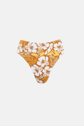 Pacific Floral Golden High Waist Pants