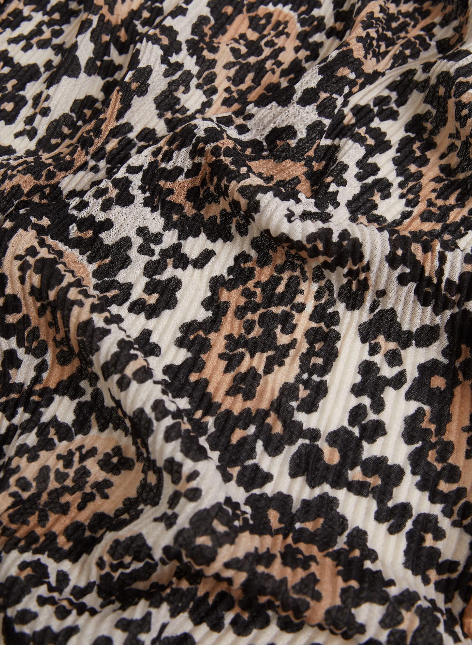 Paisley Scarf with Cheetah Design