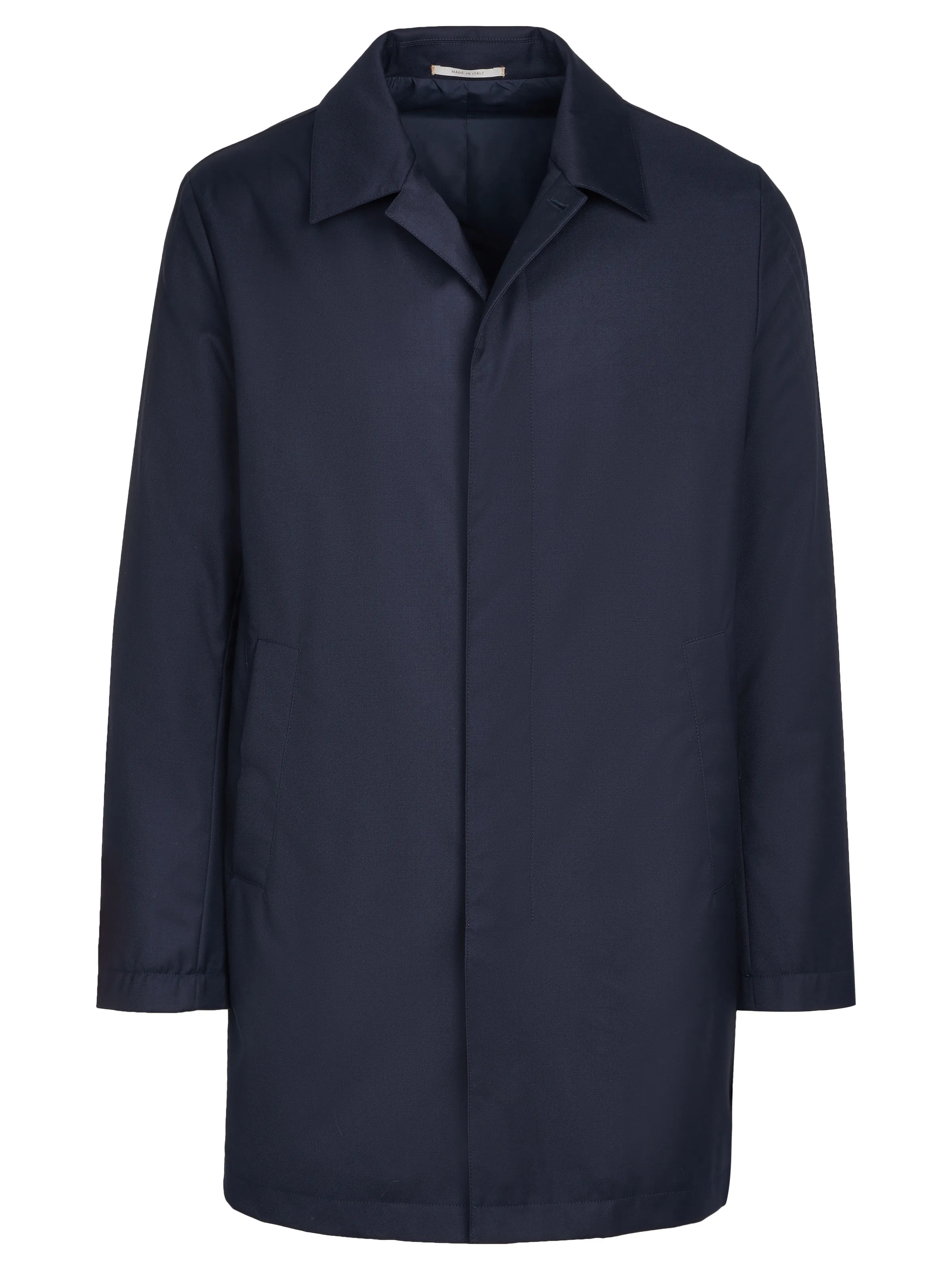 Navy Blue Pal Zileri Overcoat