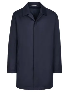 Navy Blue Pal Zileri Overcoat