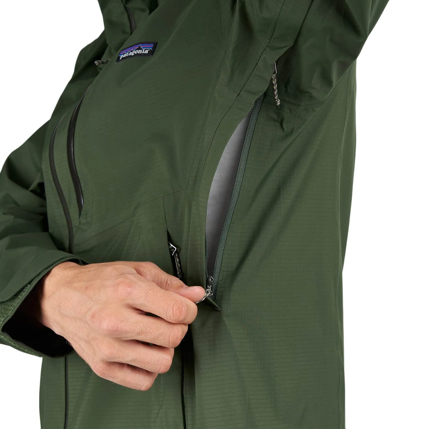 Patagonia Green Granite Crest Rain Jacket