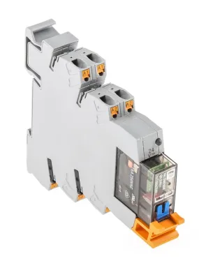 Phoenix Contact PLC-RPT- 24DC/21HC/MS Series Interface Relay, DIN Rail Mount, 24V dc Coil, SPDT, 1-Pole