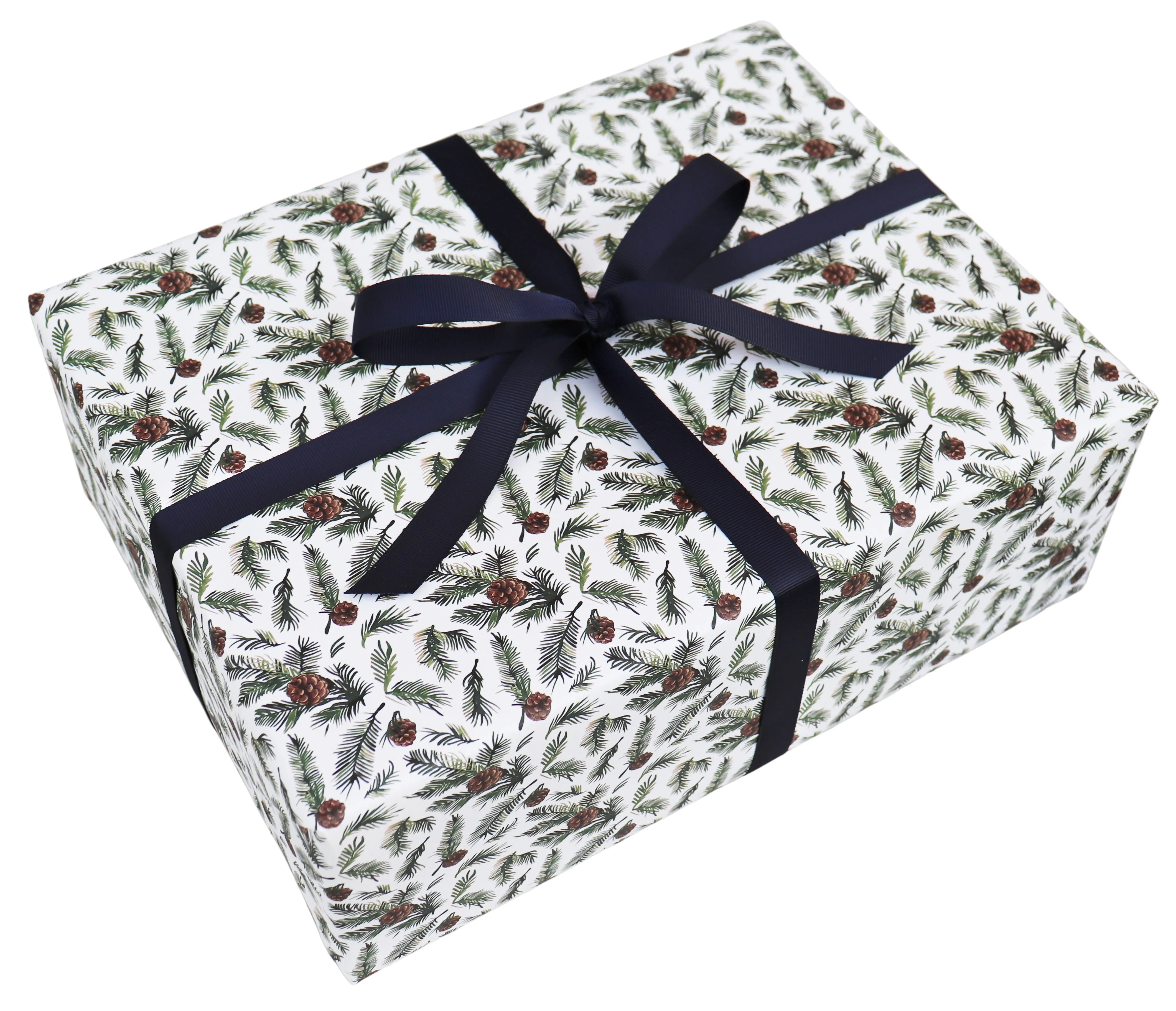 PINE CONE SPRUCE CHRISTMAS WRAPPING PAPER