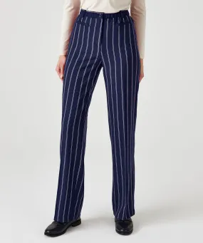 Pinstripe Tummy Slimming Trousers