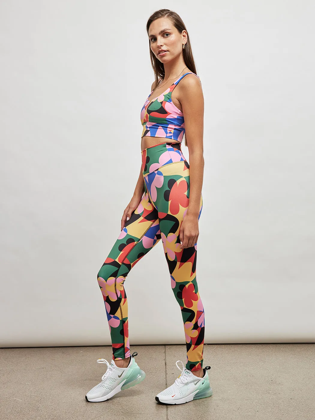 Piper Legging - Preppy Geo Floral