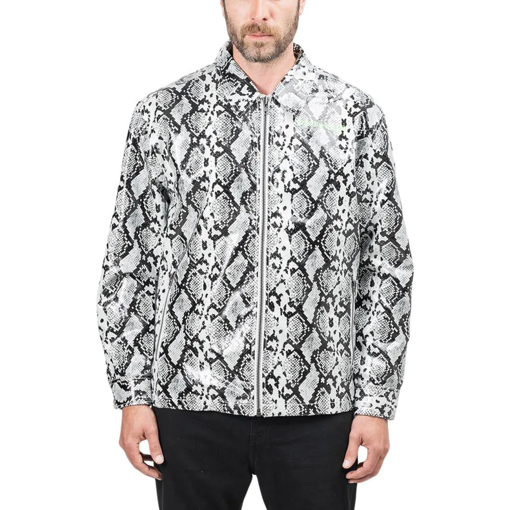 Pleasures White Rail Snakeskin Work Jacket