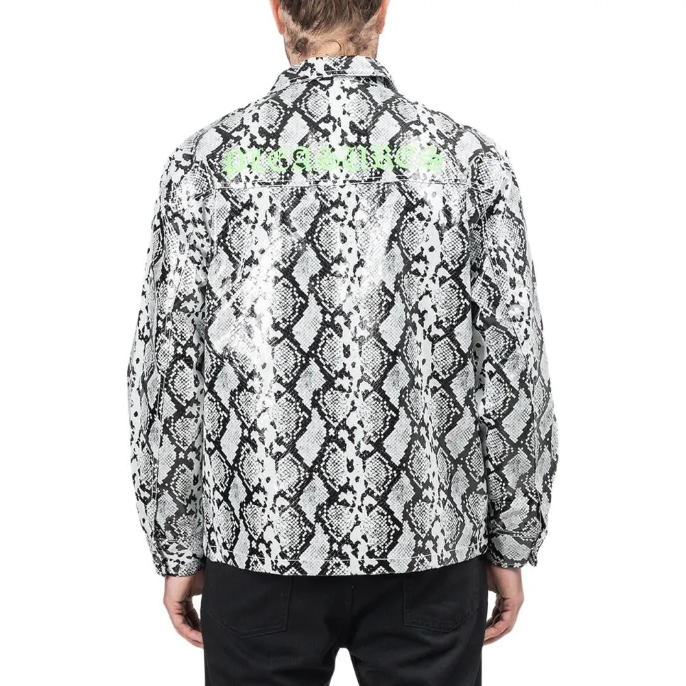 Pleasures White Rail Snakeskin Work Jacket