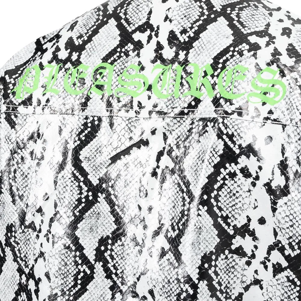 Pleasures White Rail Snakeskin Work Jacket