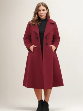 2024 Women's Plus Size Winter Wrap Coat - Warm Outerwear