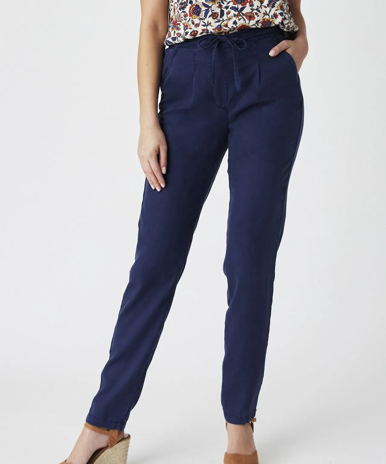 Lyocell Pull-on Trousers