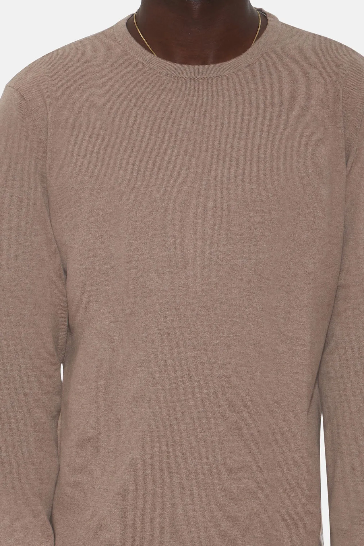 Reade Light Weight Crewneck Walnut