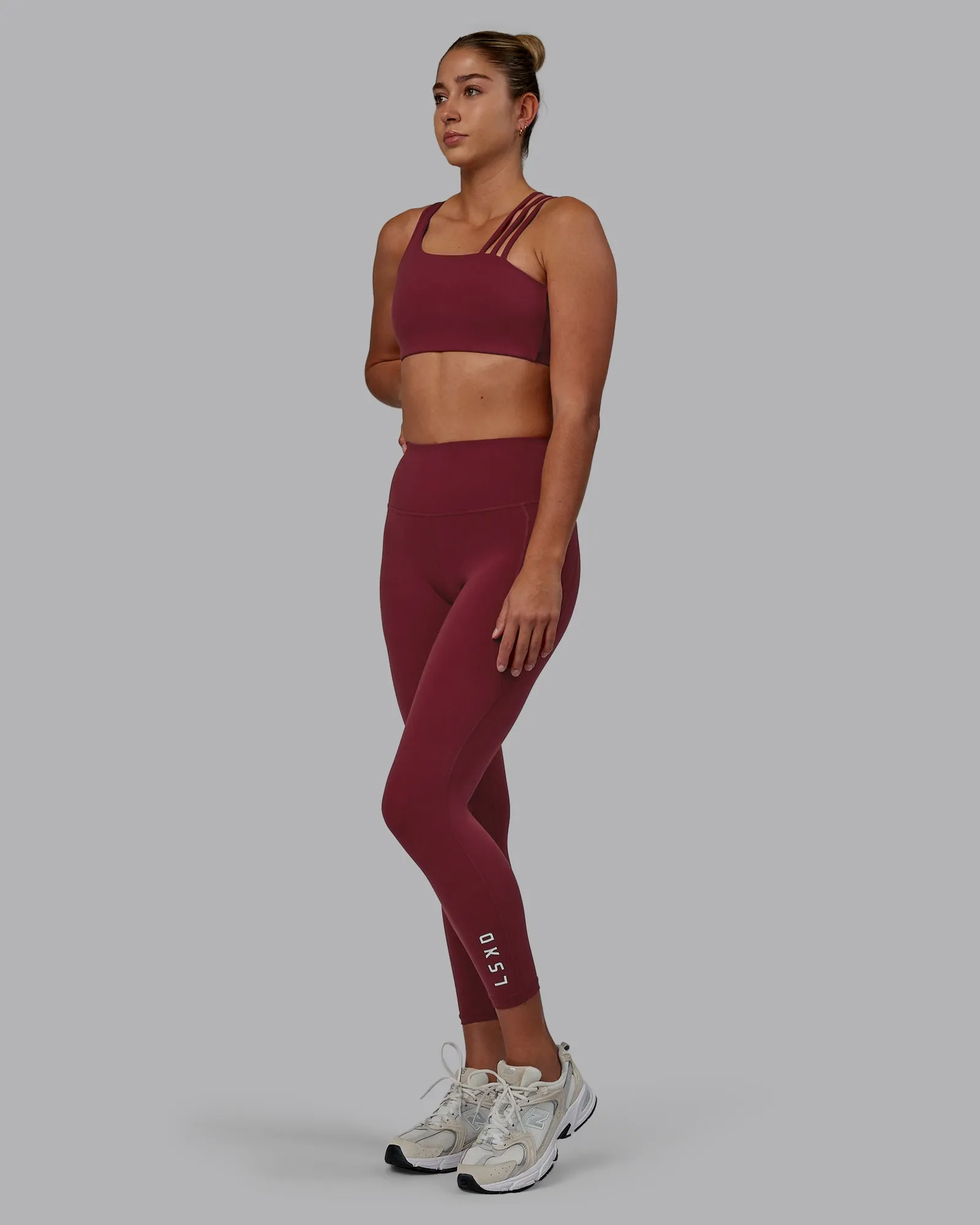 Red 7/8 Leggings