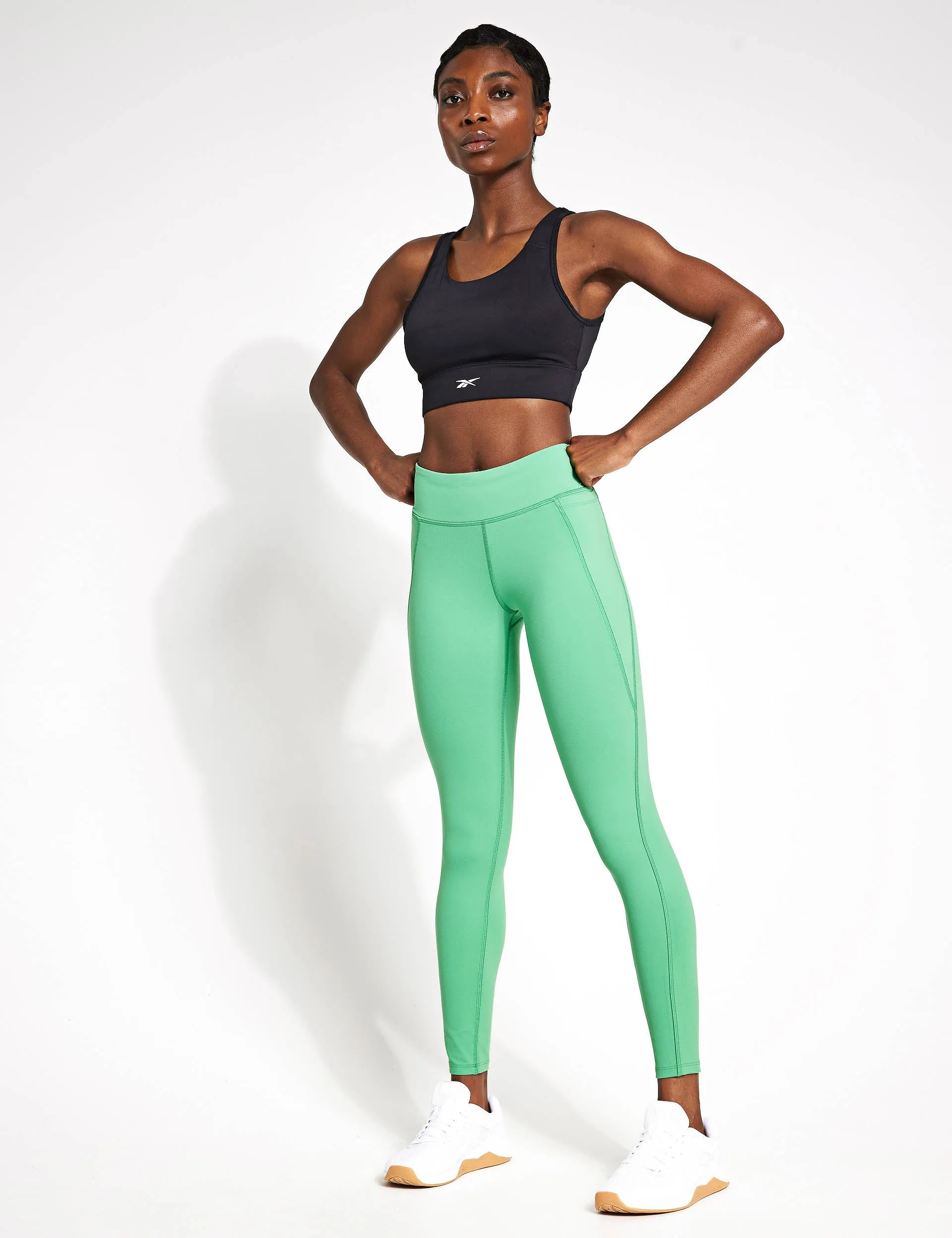 Reebok Lux Leggings in Spogreen