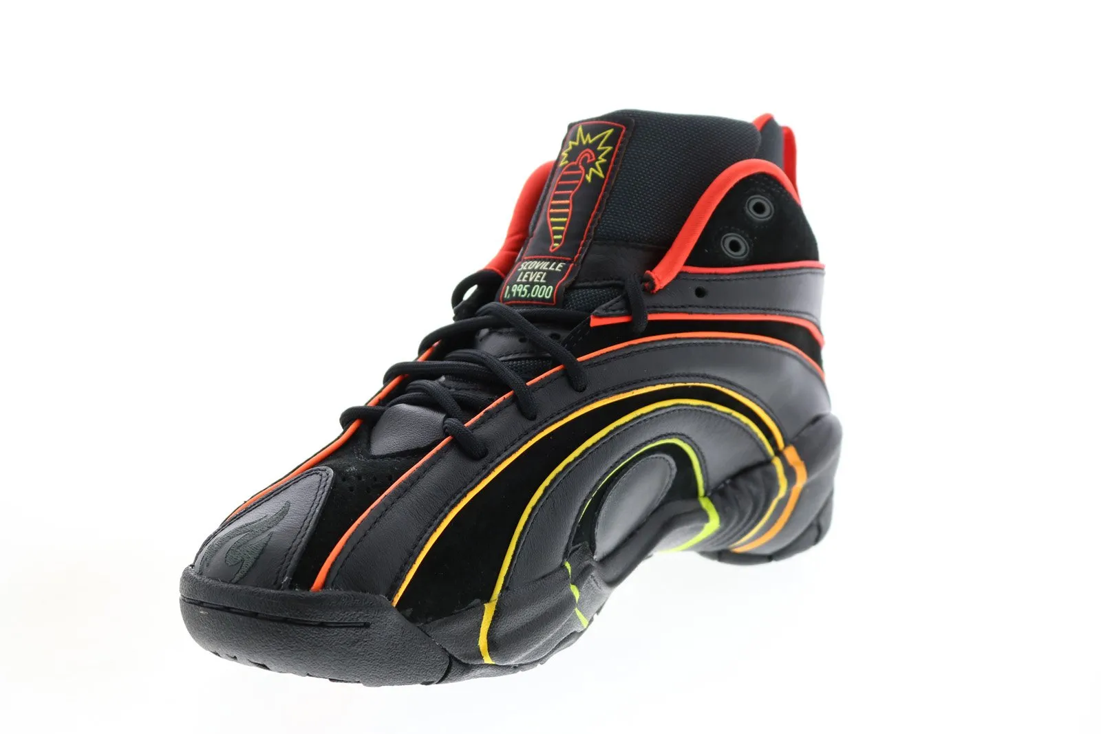 Reebok Shaqnosis Hot Ones Mens Black Collaboration Sneakers Shoes