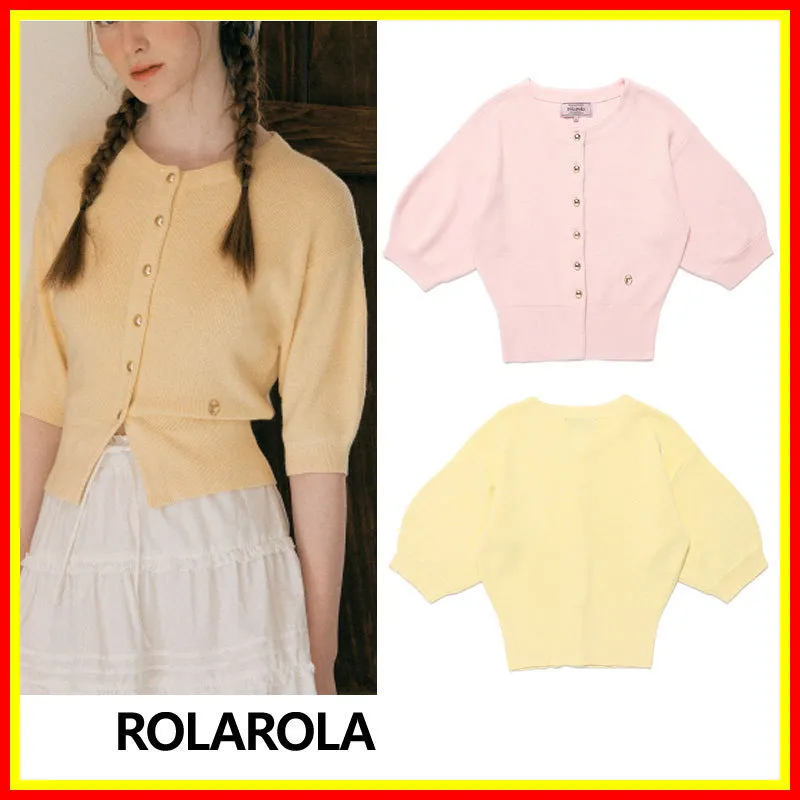 Street Style Plain Short Sleeves Cardigans Rolarola