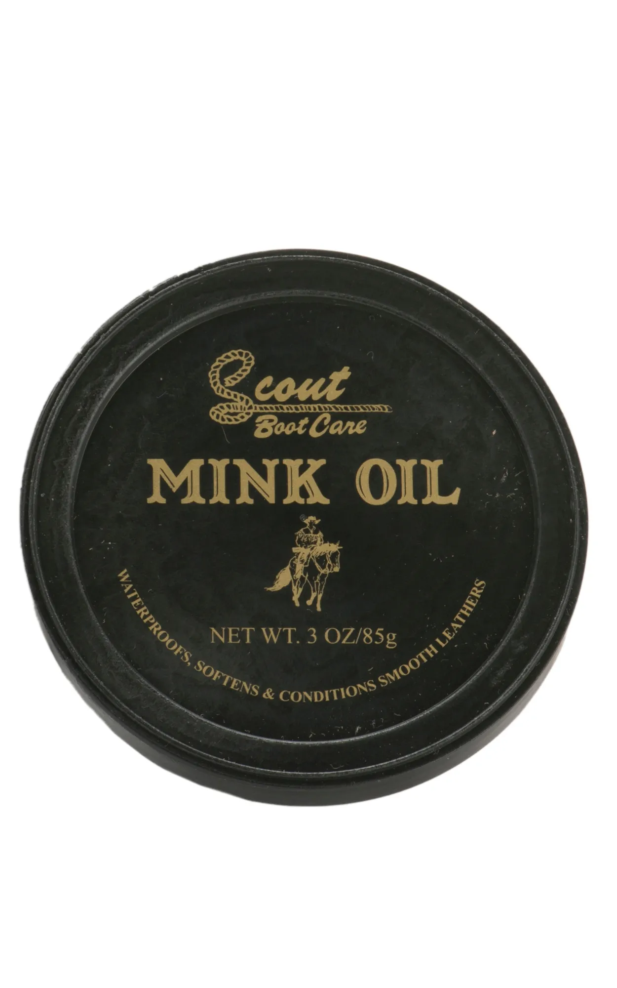 Scout Boot Care Mink Oil 3oz Container - Best Price